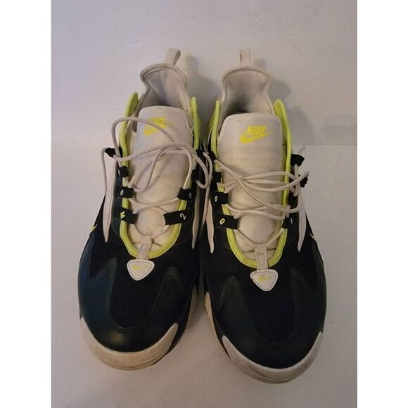 Nike Air Zoom 2000 Men's White Green Black Volt Basketball Shoes Size 13 - Picture 1 of 9